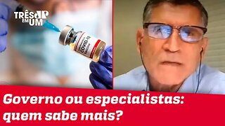 'Temos que ver quem vai vencer: ignorância ou racionalidade', diz Gen Santos Cruz sobre a vacinação