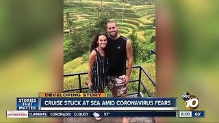 San Diego couple stuck at sea, after Asian ports blocked entry due to Coronavirus concerns