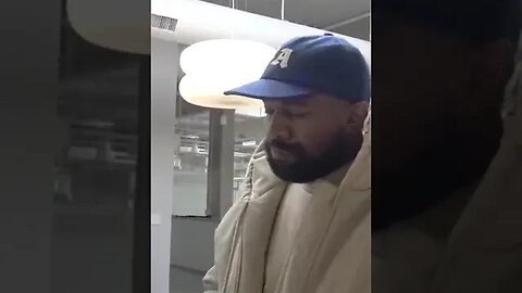 Ye sings Father Stretch My Hands at his YZY office in Los Angeles