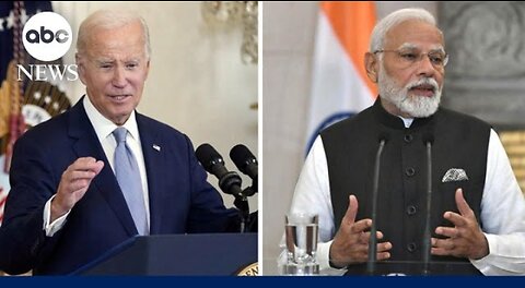 President Biden is in India preparing for tomorrow's G20 summit #trending #news