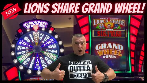 💥WHEEL WIN! Lion's Share Grand Wheel Slot Machine💥