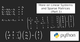 Numpy and Scipy: Using Sparse Matrices to Speed up Calculations (part 1)