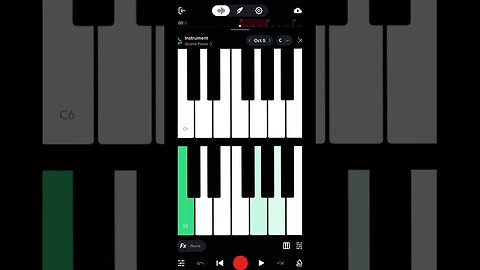 bandlab app Virtual piano #shorts ￼