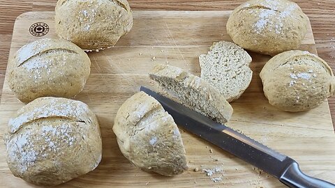 Just mix water with flour and you have a amazing bread at home. baking bread