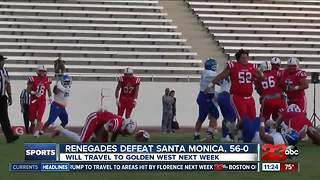Renegades defeat Santa Monica, 56-0