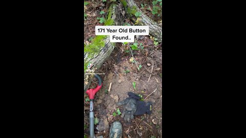 1851 Rare Georgia Military Institute Button Found While Metal Detecting