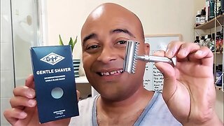 ASMR SHAVE Giesen & Forsthoff Timor Open Comb Razor first try.