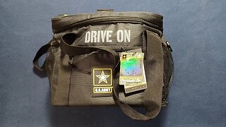 SHOW AND TELL 131: U.S. ARMY 'DRIVE ON' 24 CAN COOLER, OFFICIAL LICENSED PRODUCT OF THE U.S. ARMY