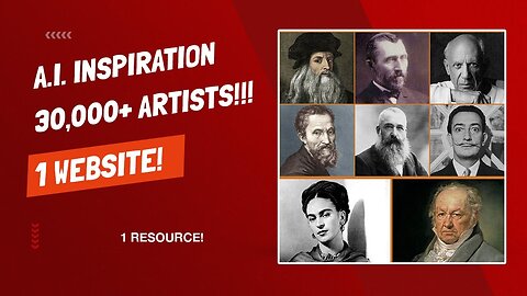 Artist Ideas for AI - Choose From 30,000 Artists and Styles - Artist Library