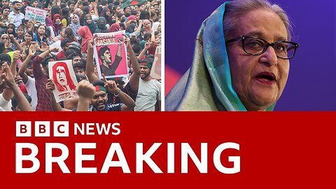 Bangladesh PM resigns and flees country as protesters storm palace | BBC News