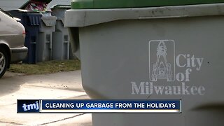 Tips for cleaning up garbage from the holidays