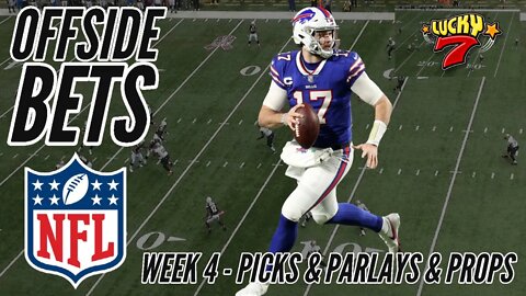 NFL WEEK 4 - PICKS, PROPS & PARLAYS - OFFSIDE BETS