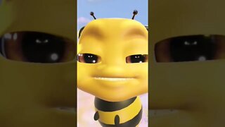 A Self-Confident Honeybee Hitting on You