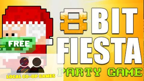 8Bit Fiesta (Free Game) - How to Play Local Multiplayer (Gameplay)