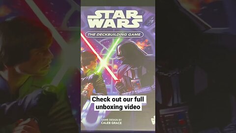 Check out the full unboxing #starwarsdeckbuildinggame #boardgames #unboxing #starwars