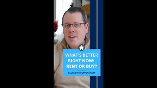 Which is better RIGHT NOW: rent or buy?!