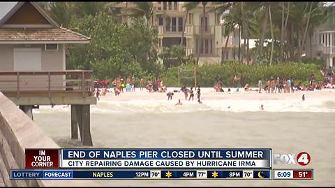 Naples Pier to remain closed, while under construction