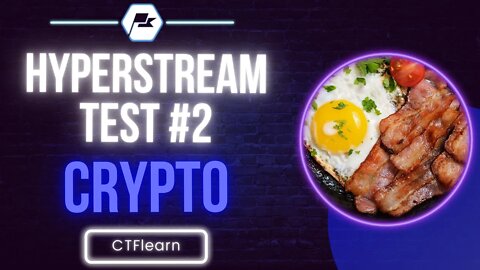 CTFlearn: HyperStream Test #2