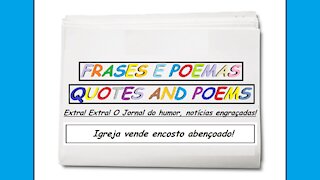 Notícias engraçadas: Igreja vende encosto abençoado! [Frases e Poemas]