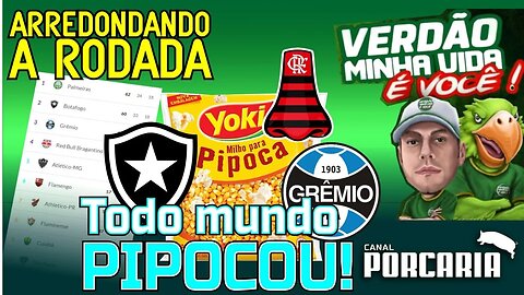 🔴#AOVIVO🐷 ARREDONDANDO A RODADA! 🏆 PALMEIRAS É LÍDER! 🍿 TODO MUNDO PIPOCOU!