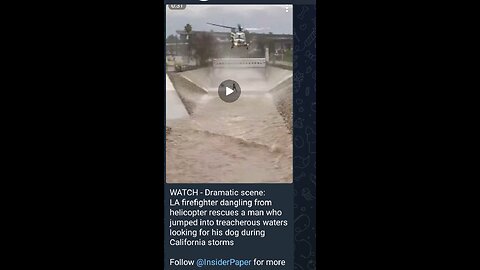 News Shorts: Man Saved from California Floods