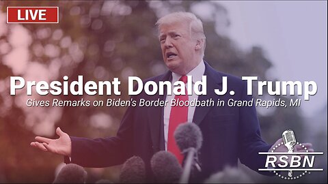 LIVE: President Trump to Give Remarks on Biden's Border Bloodbath in Grand Rapids, MI - 4/2/24