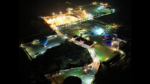 Hot air balloon at Mariage function @ beautifull SARISKA FUN CITY