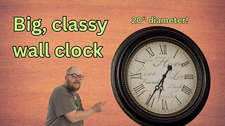 Big, classy wall clock