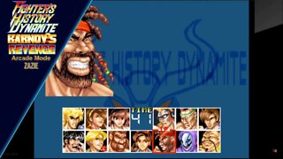 Fighter's History Dynamite (Karnov's Revenge) - Arcade Mode - Zazie