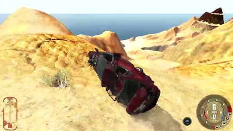 Crashing A Ibishu Pessima Car in BeamNG drive
