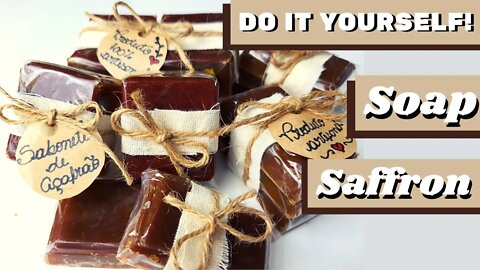 DIY - How to Make Saffron Soap Souvernirs