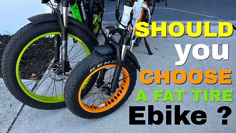 Should You Choose A Fat Tire Electric Bike?