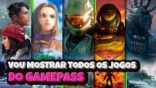 VOU MOSTRAR TODOS OS JOGOS NO GAMEPASS DO XBOX