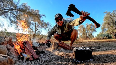 CAMP FIRE COOKING - How to cook on a fire - ⚠️ drooling may occur..