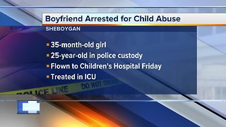 Sheboygan PD: Man in custody for alleged abuse of toddler