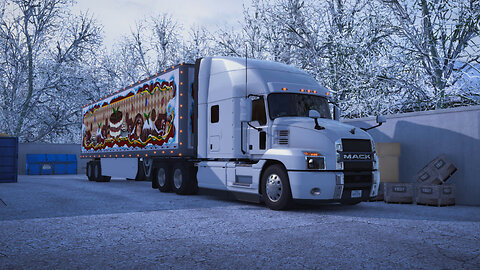 ATS | Mack Anthem | Hutchinson KS to Chocolate Factory WL | Christmas Festive Honey 43,500lb