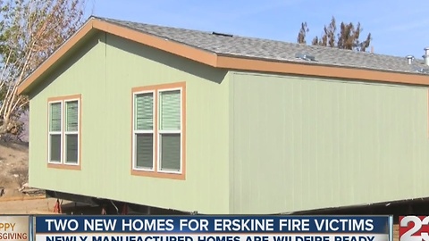 Two new homes for Erskine Fire victims