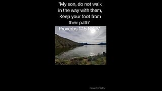follow Jesus only, stay away from evil, Proverbs 1