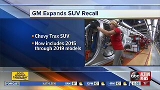 GM expands recall of Chevy Trax SUV due to faulty suspension