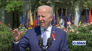 Biden's Speech Gets Interrupted By a Protester