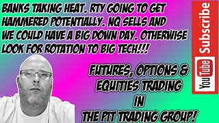 ES E-mini S&P500 & NQ NASDAQ 100 - RTH Futures Live Stream - The Pit Futures Trading