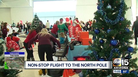 United Fantasy Flight takes students from Sky Harbor to the North Pole