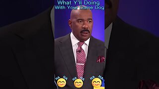 What Y'll Doing With Your Dame Dog #shorts #shortvideo #familyfeud #steveharvey