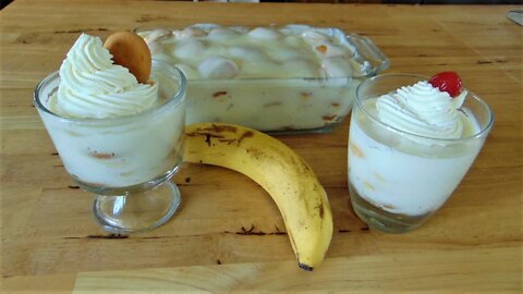 The Easiest - Homemade Banana Pudding - Family Favorite - No Bake - No Eggs - The Hillbilly Kitchen