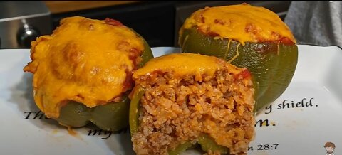 How to Make Stuffed Bell Peppers, Simple Ingredient Southern Cooking