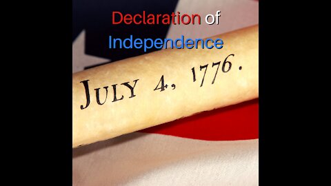 Declaration of Independence Rev. Kenny Yates