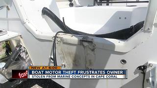 Boat engine thefts continue in Cape Coral