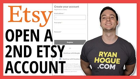 How To Open A New Etsy Account (If They Deactivated Your First Account For No Reason...)