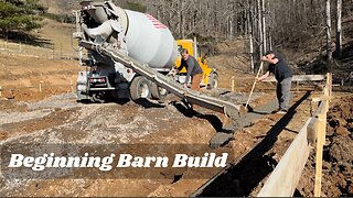 It's Finally Happening! Barn Build pt 1