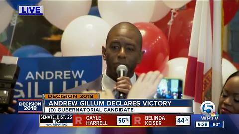 Gillum is Florida's Democratic governor nominee